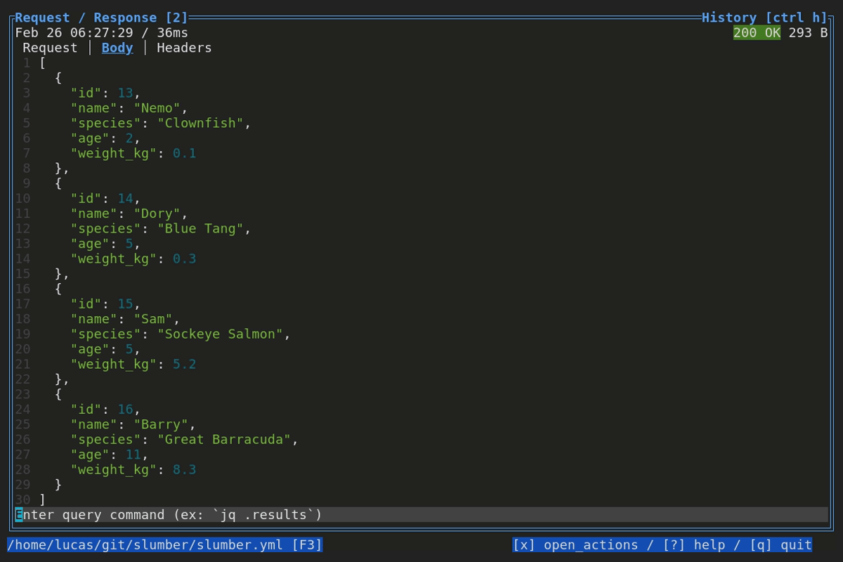 Navigating query history